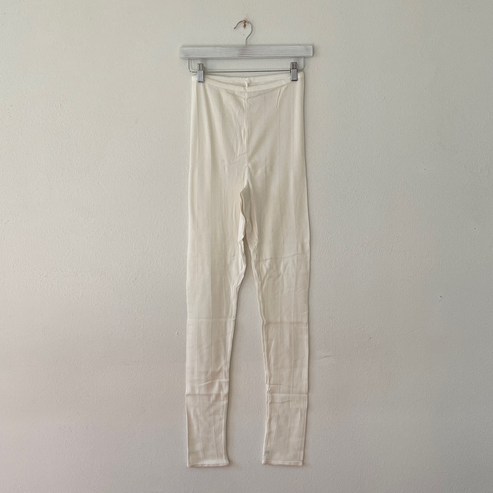 Vermont Country Store Long Johns Ribbed Knit Legging 100% Cotton